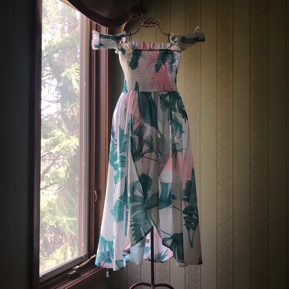 Off the shoulder dress